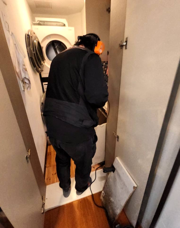 강남 역삼1동 누수탐지 – 세탁실 바닥 청음 점검